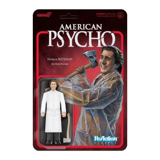 Auf Bestellung gefertigt: American Psycho (2000) ReAction Actionfigur Welle 01 Patrick Bateman (Regenmantel) 10 cm AUSVERKAUFT