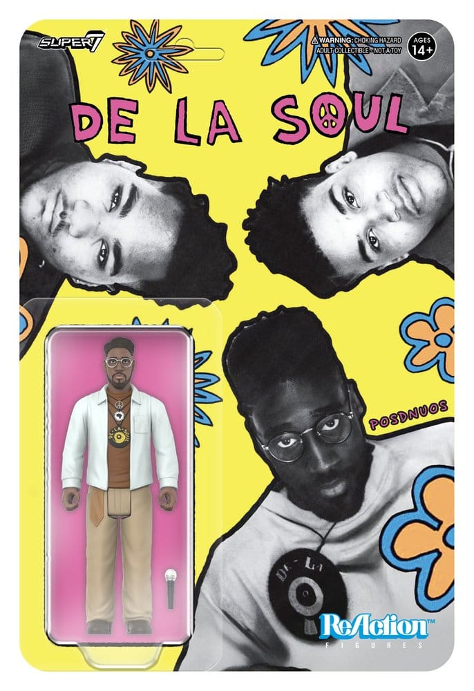 🧪 LAB | SU ORDINAZIONE De La Soul ReAction Action Figure Wave 01 Kelvin "Posdnuos" Mercer (Me, Myself & I)