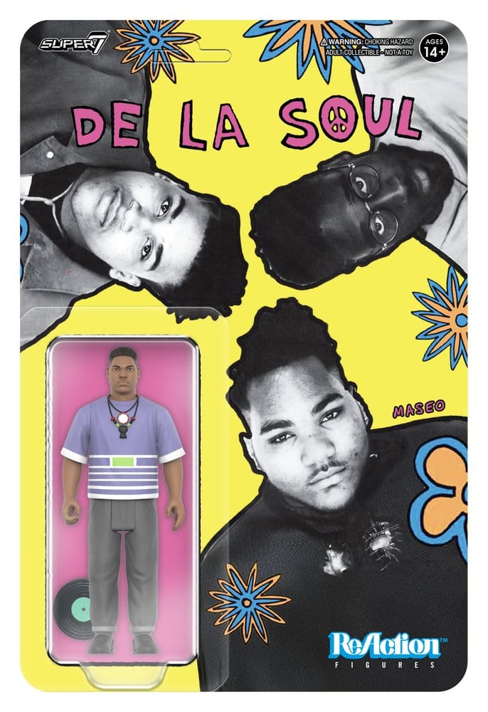 🧪 LAB | SU ORDINAZIONE De La Soul ReAction Action Figure Wave 01 Vincent "Maseo" Mason (Me, Myself & I)