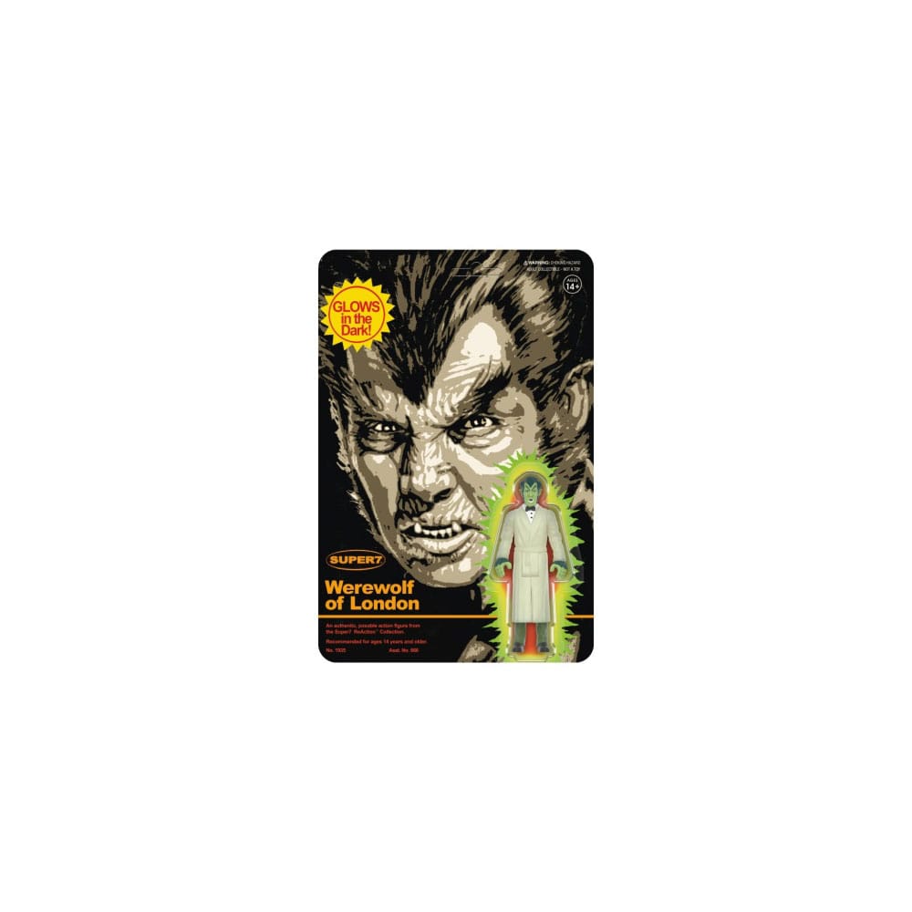 Auf Bestellung gefertigt: Werewolf of London ReAction Actionfigur Welle 02 Werewolf of London (Monster Glow) 10 cm *SONDERPREIS*
