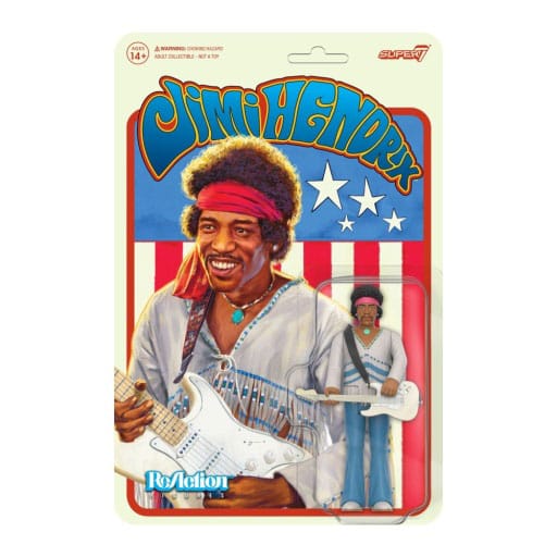 MADE TO ORDER Jimi Hendrix ReAction Action Figure Jimi Hendrix (Festival) 10 cm