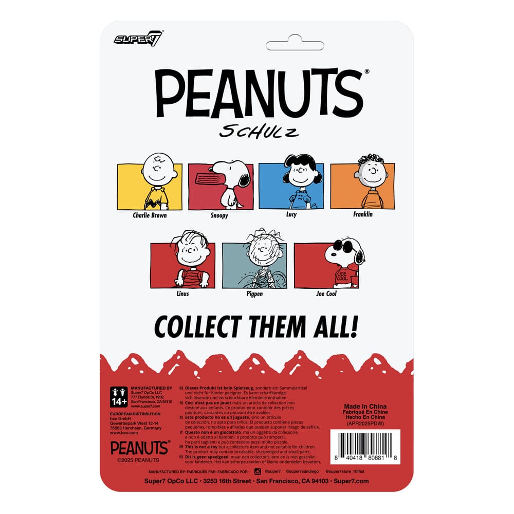 🧪 LAB | SU ORDINAZIONE Peanuts ReAction Action Figure Wave 8 Linus 9 cm