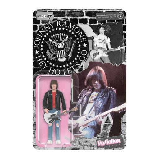 AUF BESTELLUNG gefertigte Johnny Ramone ReAction Actionfigur Wave 01 Johnny Ramone 10 cm