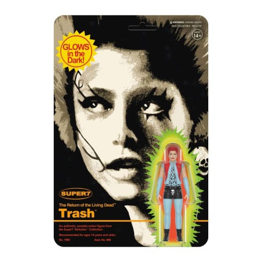 AUF BESTELLUNG GEFERTIGT: Return of the Living Dead ReAction Actionfigur Welle 04 Trash (Monster Glow) 10 cm *SONDERPREIS*