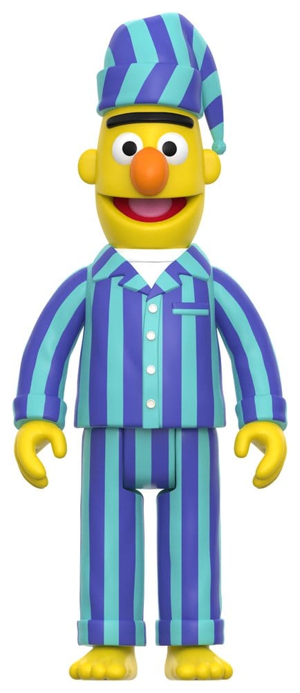 🧪 LAB | SU ORDINAZIONE Sesame Street ReAction Action Figure Wave 06 Bert (PJ) 10 cm