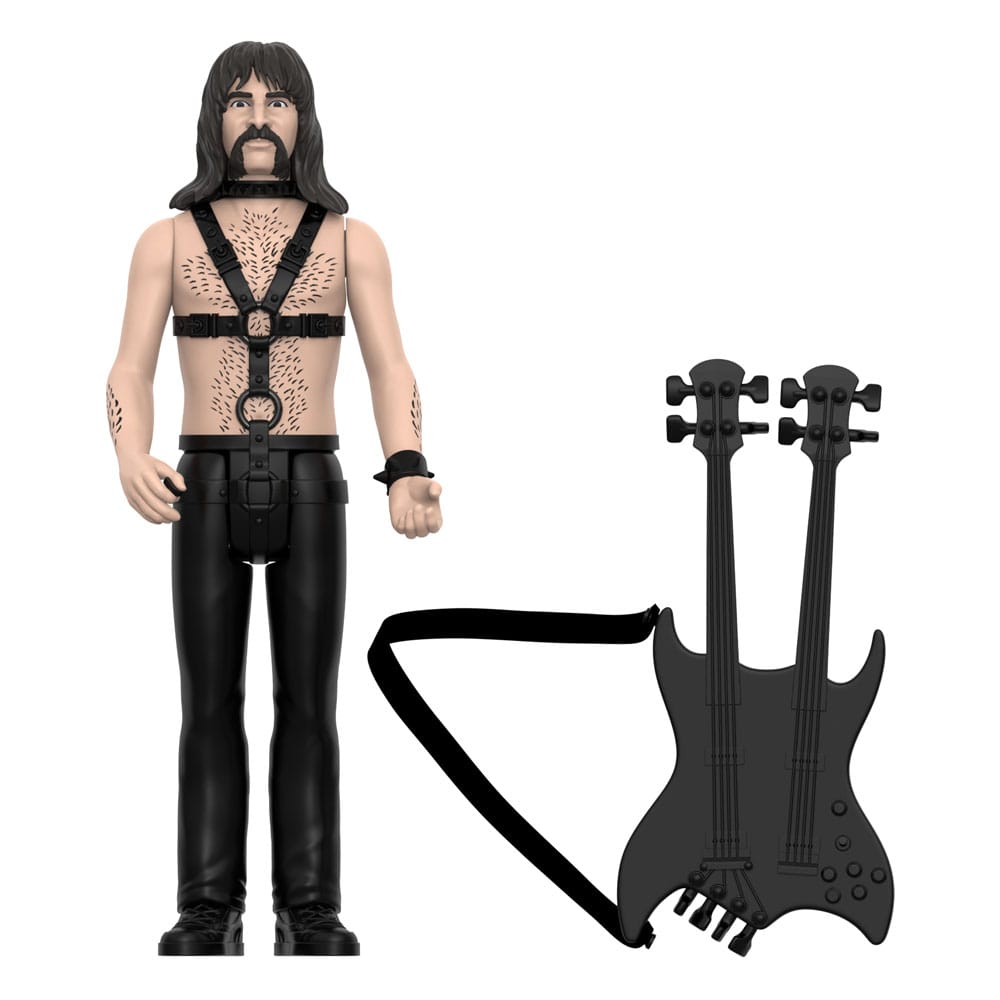 🧪 LAB | SU ORDINAZIONE Spinal Tap ReAction Action Figure Wave 02 Derek Smalls (None More Black) 10 cm