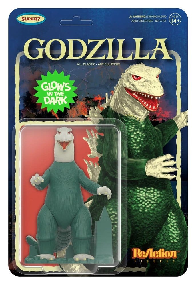 🧪 LAB | SU ORDINAZIONE Godzilla Toho ReAction Action Figure Godzilla Model Kit (Glow) 10 cm