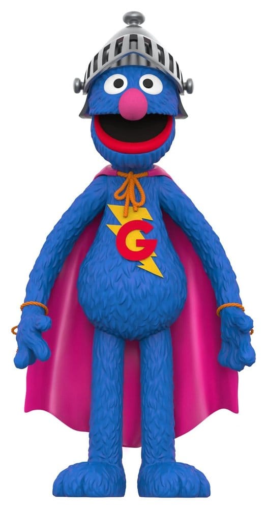 🧪 LAB | SU ORDINAZIONE Sesame Street Supersize Vinyl Figure Super Grover 36 cm