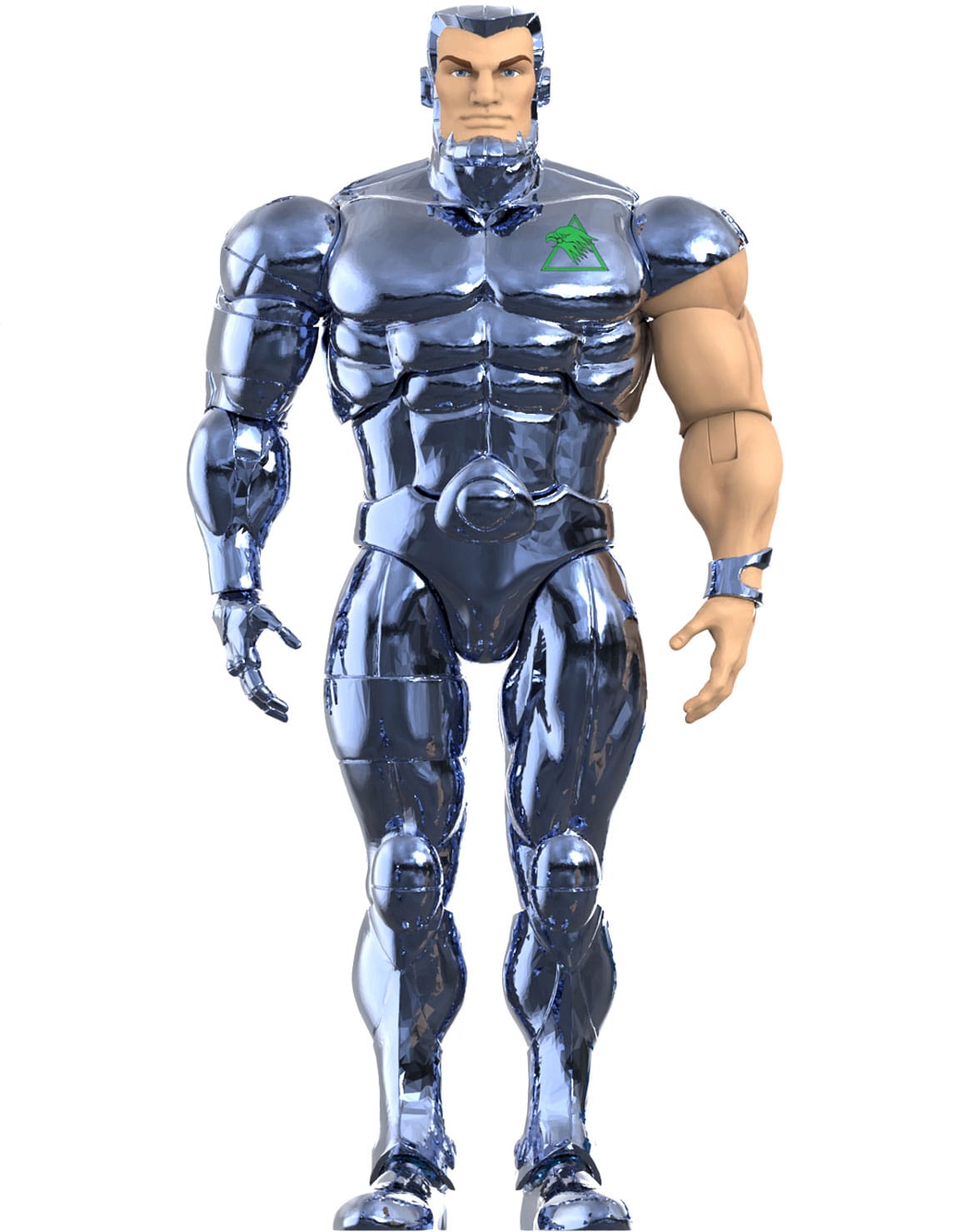 MADE TO ORDER SilverHawks Ultimates Action Figure Steelwill (Toy Version Vac Metal) 18 cm