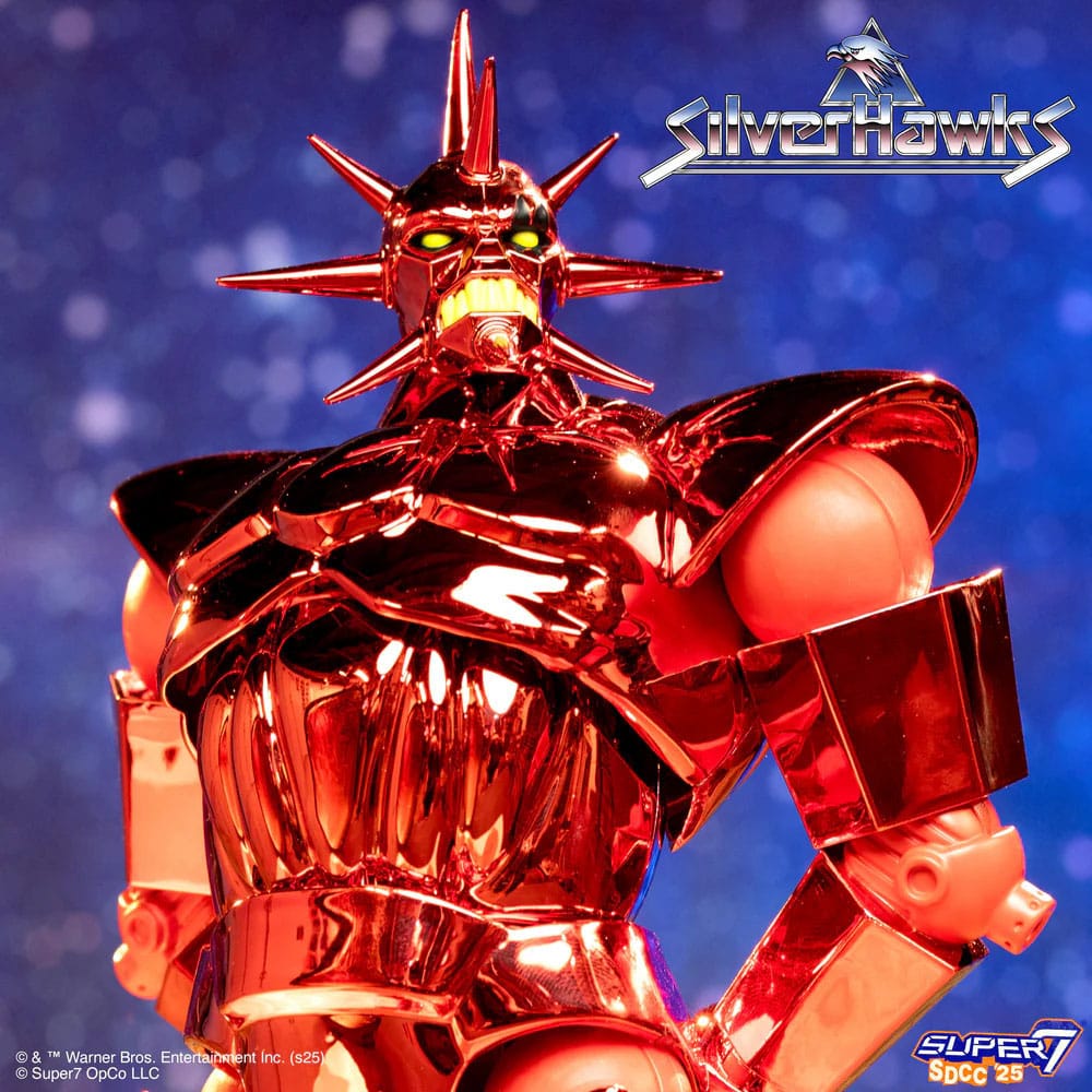 🧪 LAB | SU ORDINAZIONE SilverHawks Ultimates Action Figure Mon*Star Metallic Vac Metal 18 cm