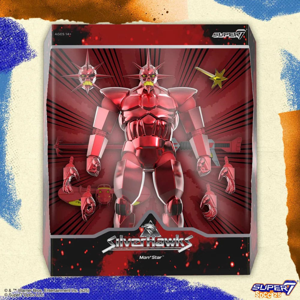 🧪 LAB | SU ORDINAZIONE SilverHawks Ultimates Action Figure Mon*Star Metallic Vac Metal 18 cm