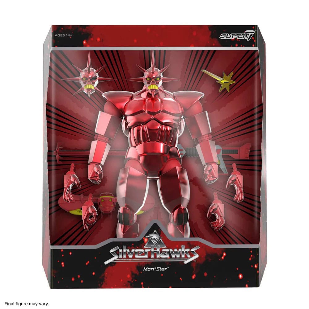 🧪 LAB | SU ORDINAZIONE SilverHawks Ultimates Action Figure Mon*Star Metallic Vac Metal 18 cm