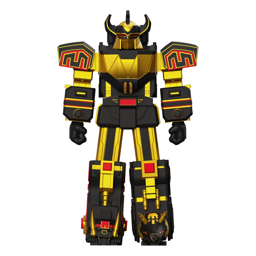 AUF BESTELLUNG HERGESTELLT Power Rangers Ultimates Actionfigur Megazord (Schwarz/Gold) 18 cm *SONDERPREIS*