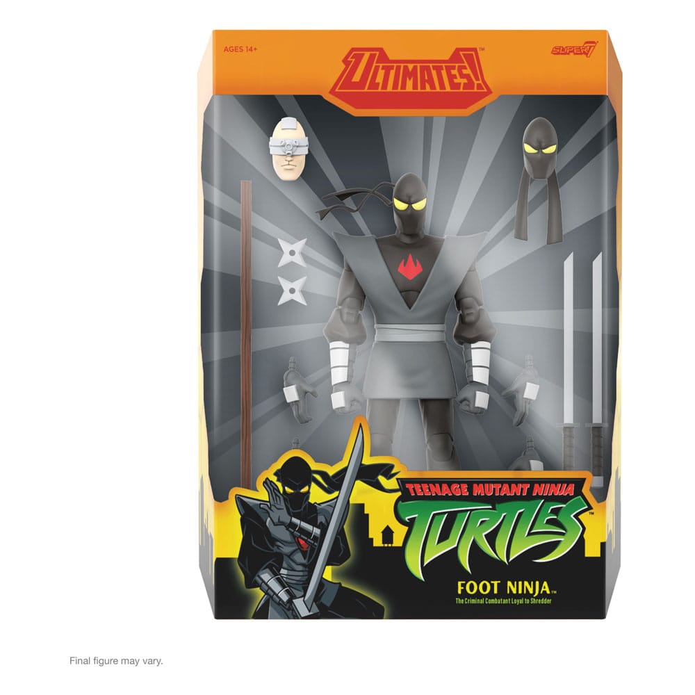 🧪 LAB | SU ORDINAZIONE Teenage Mutant Ninja Turtles Ultimates Action Figure Wave 13 Foot Ninja 18 cm