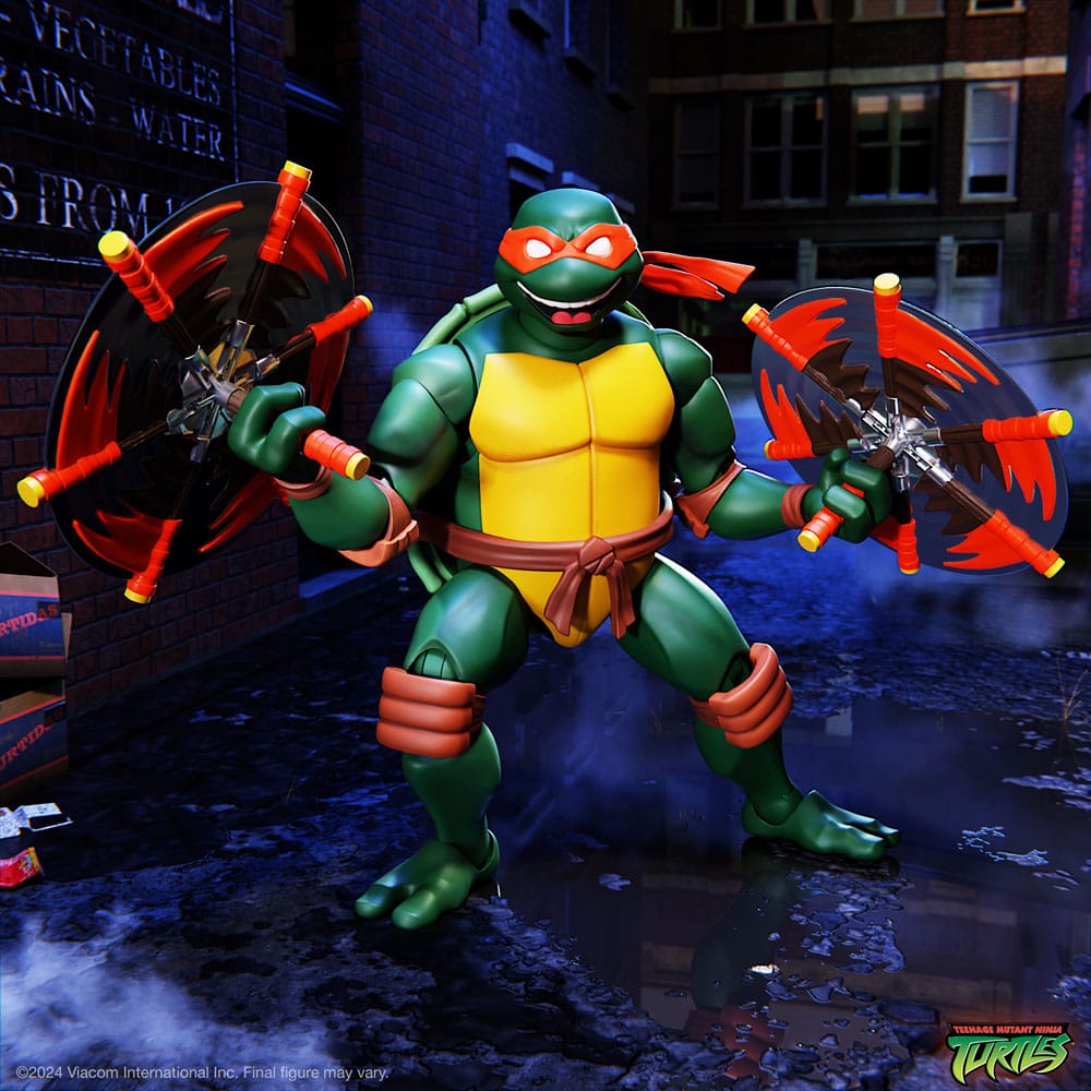 🧪 LAB | SU ORDINAZIONE Teenage Mutant Ninja Turtles Ultimates Action Figure Wave 12 Michelangelo 18 cm