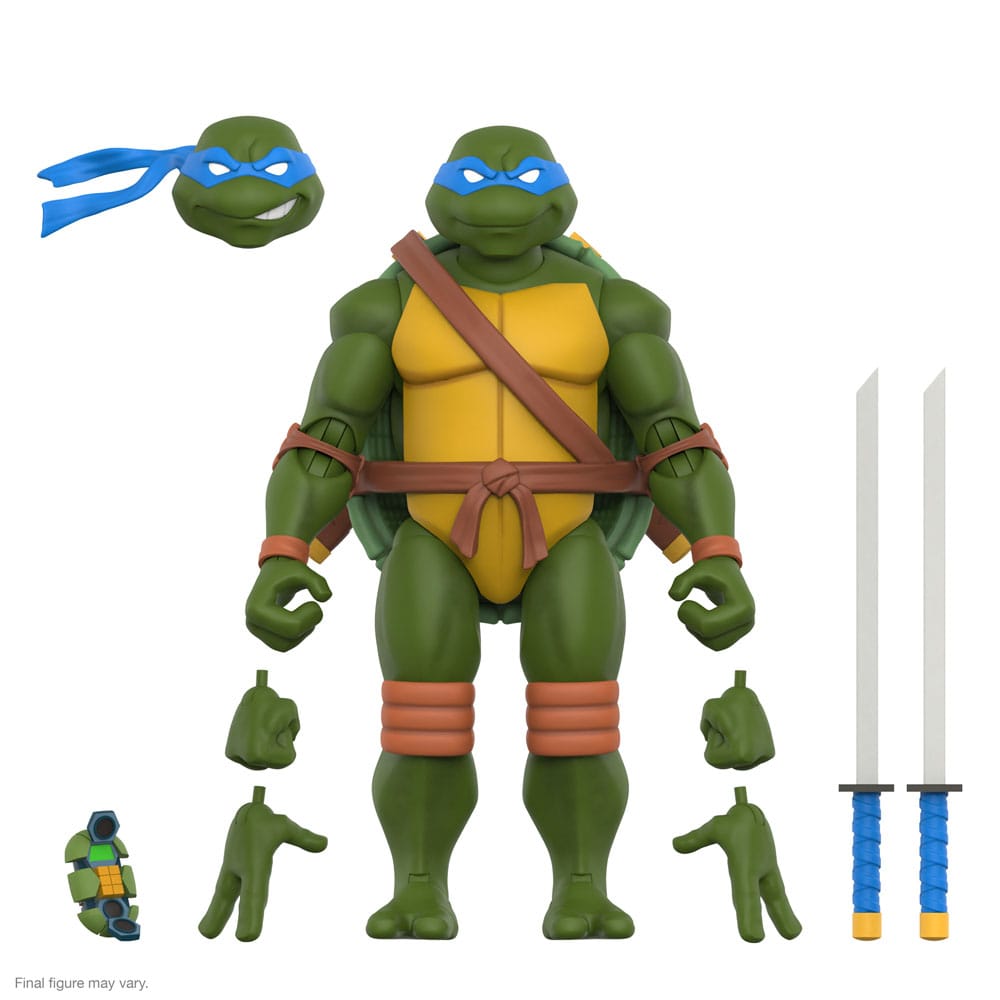 🧪 LAB | SU ORDINAZIONE Teenage Mutant Ninja Turtles Ultimates Action Figure Wave 12 Leonardo 18 cm