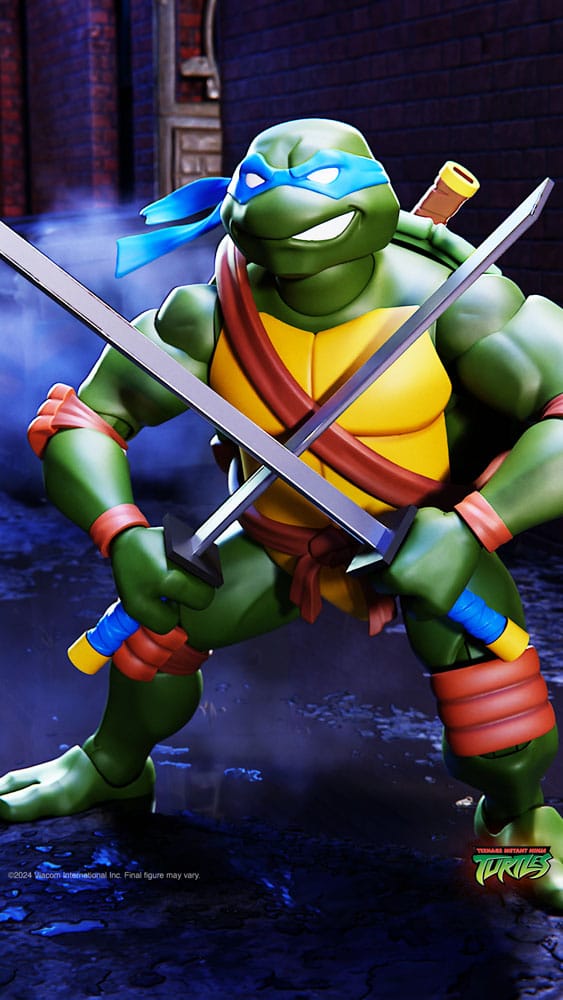 🧪 LAB | SU ORDINAZIONE Teenage Mutant Ninja Turtles Ultimates Action Figure Wave 12 Leonardo 18 cm