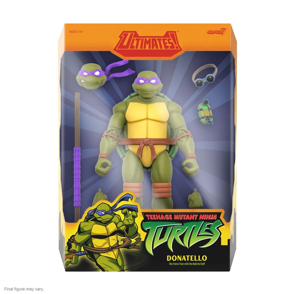 🧪 LAB | SU ORDINAZIONE Teenage Mutant Ninja Turtles Ultimates Action Figure Wave 12 Donatello 18 cm