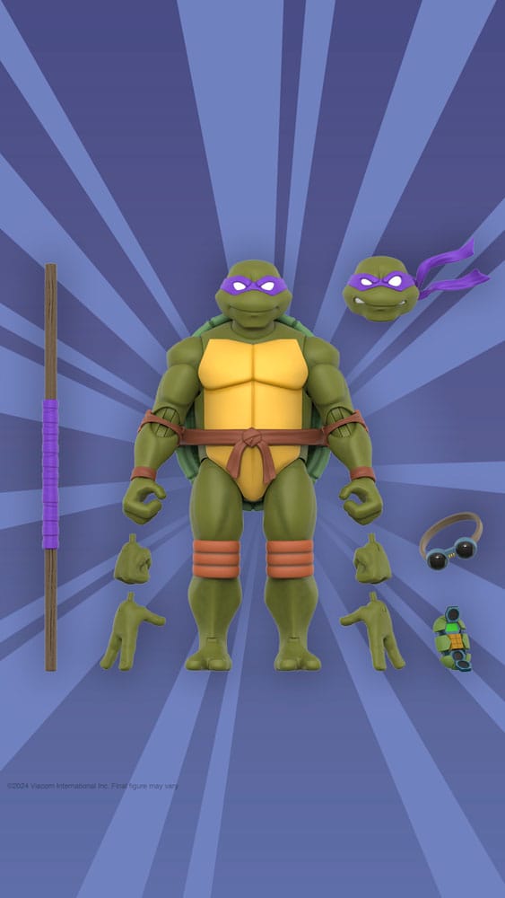 🧪 LAB | SU ORDINAZIONE Teenage Mutant Ninja Turtles Ultimates Action Figure Wave 12 Donatello 18 cm