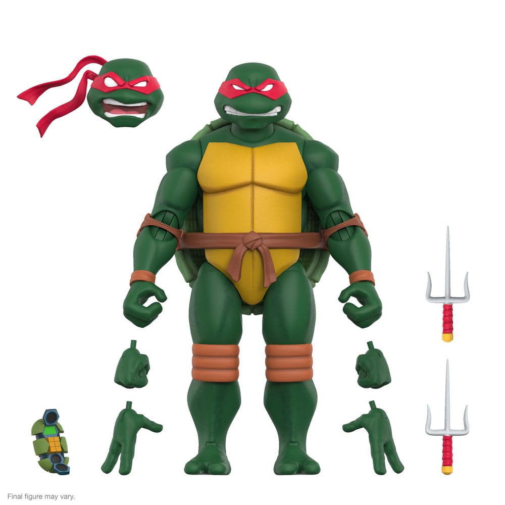 🧪 LAB | SU ORDINAZIONE Teenage Mutant Ninja Turtles Ultimates Action Figure Wave 12 Raphael 18 cm