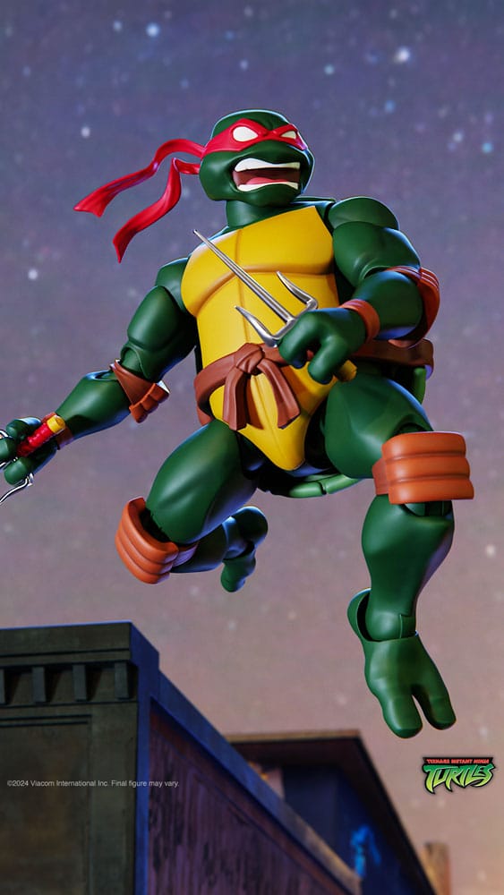 🧪 LAB | SU ORDINAZIONE Teenage Mutant Ninja Turtles Ultimates Action Figure Wave 12 Raphael 18 cm