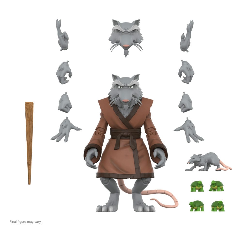 🧪 LAB | SU ORDINAZIONE Teenage Mutant Ninja Turtles Ultimates Action Figure Wave 13 Splinter 18 cm