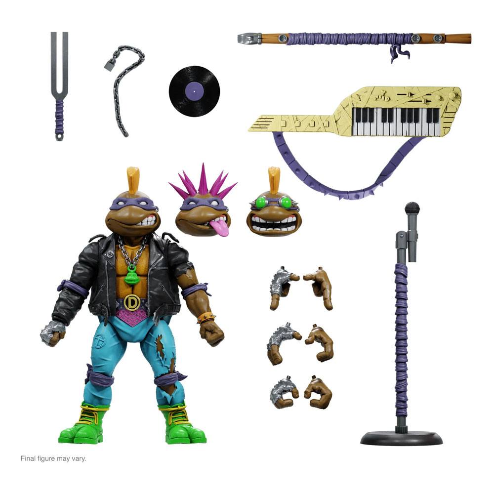 SU ORDINAZIONE Teenage Mutant Ninja Turtles Ultimates Action Figure Punker Donatello 18 cm *PREZZO SPECIALE*
