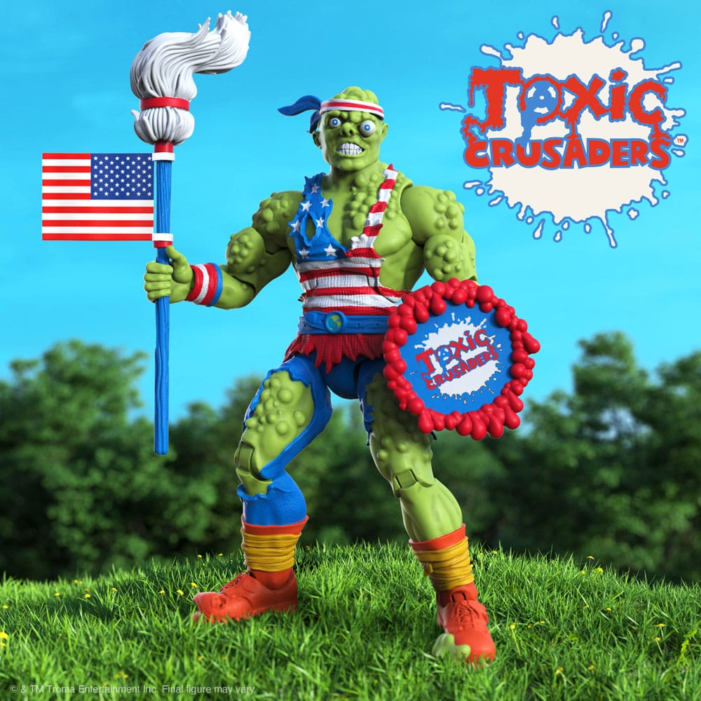 TO ORDER: Toxic Crusaders Ultimates Action Figure Toxie (Vintage Toy America) 18 cm *SPECIAL PRICE*