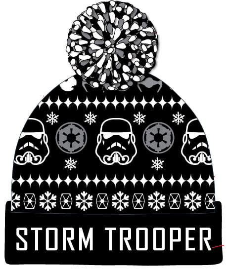 MADE TO ORDER Star Wars Pom-Pom Beanie Storm Trooper *SPECIAL PRICE*
