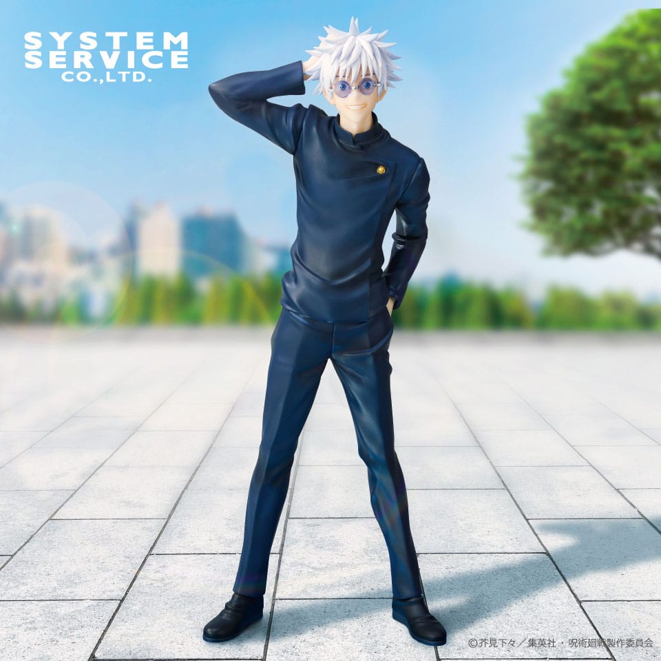 AUF BESTELLUNG gefertigte Jujutsu Kaisen Vivit PVC-Statue Satoru Gojo: Tokyo Jujutsu High School Ver. 25 cm