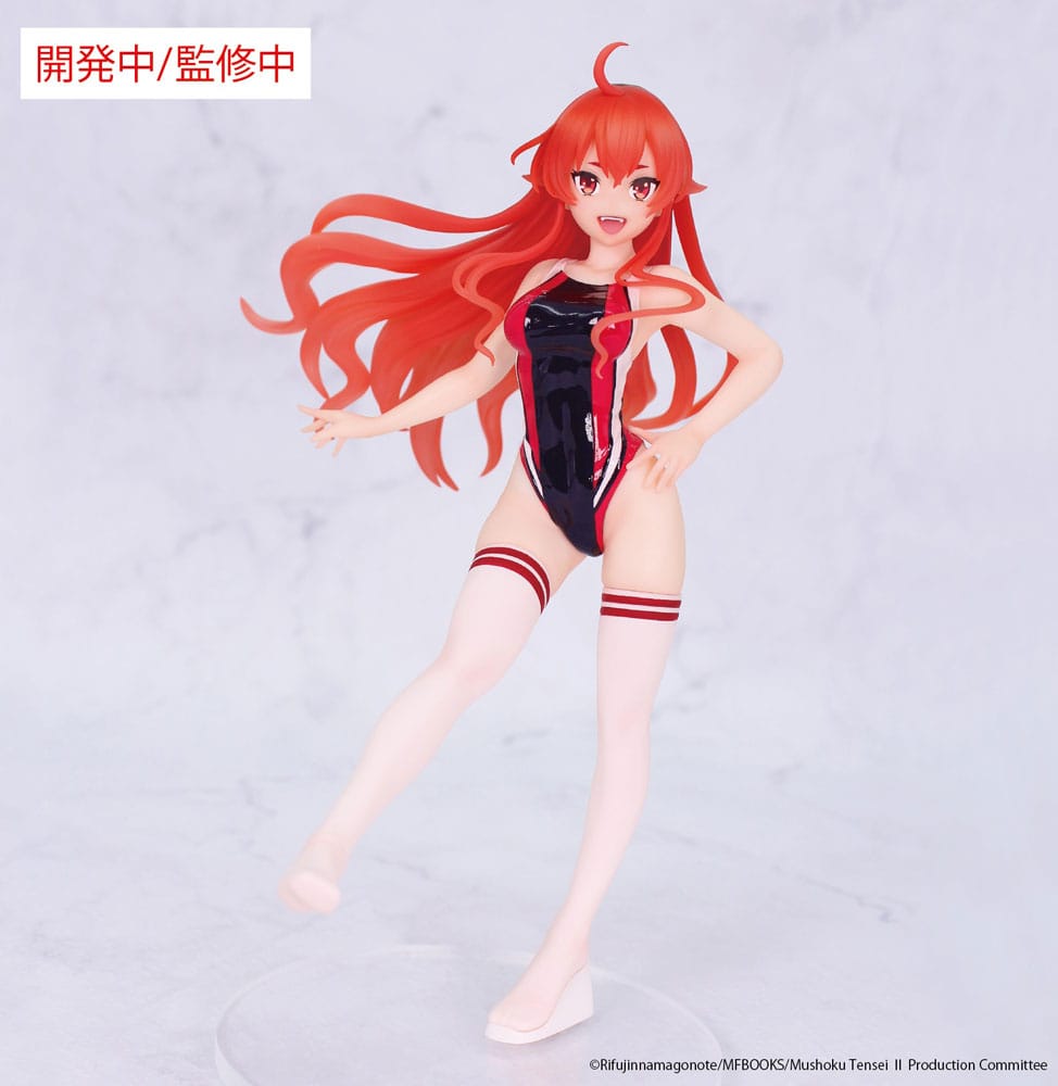 SU ORDINAZIONE Mushoku Tensei: Jobless Reincarnation Season 2 Vivit PVC Statue Eris Boreas Greyrat Competition Swimwear Ver. 18 cm
