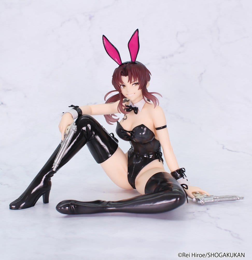 SU ORDINAZIONE Black Lagoon One-Seventh Carat PVC Statue 1/7 Revy Bunny Ver. 16 cm