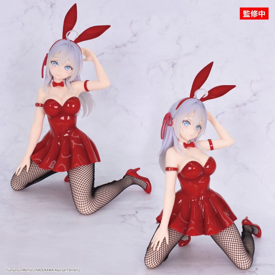 SU ORDINAZIONE Alya Sometimes Hides Her Feelings in Russian One-Seventh Carat PVC Statue 1/7 Alya Bunny Red Ver. 17 cm