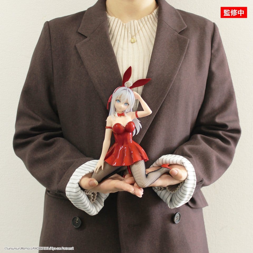 SU ORDINAZIONE Alya Sometimes Hides Her Feelings in Russian One-Seventh Carat PVC Statue 1/7 Alya Bunny Red Ver. 17 cm