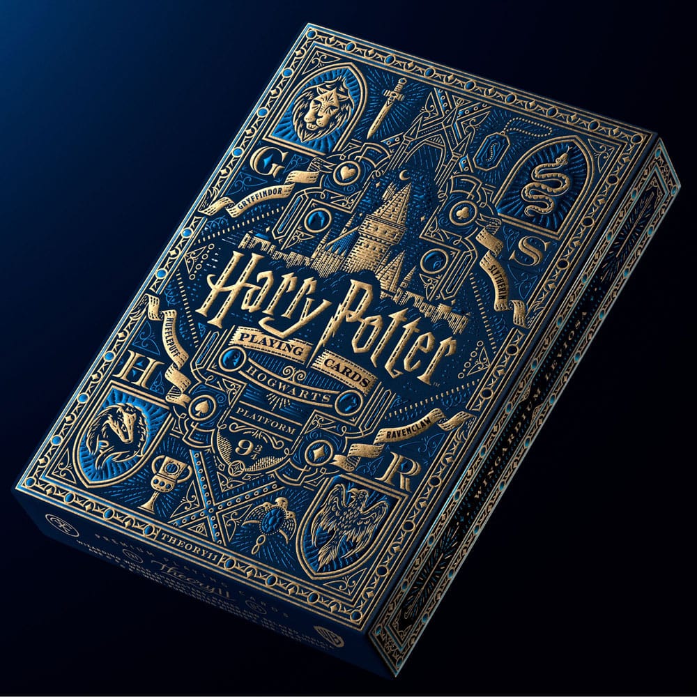 AUF BESTELLUNG HERGESTELLT Harry Potter Spielkarten Blaue Version