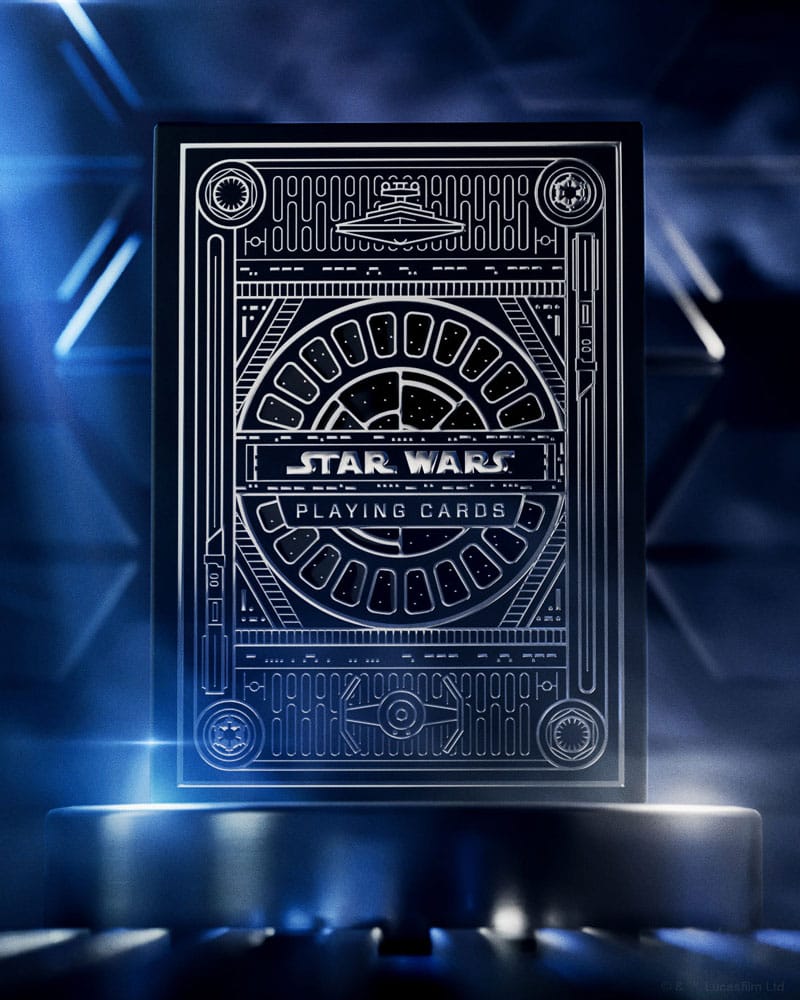 Star Wars Spielkarten Silberne Edition Dunkle Seite (auf Bestellung gefertigt)