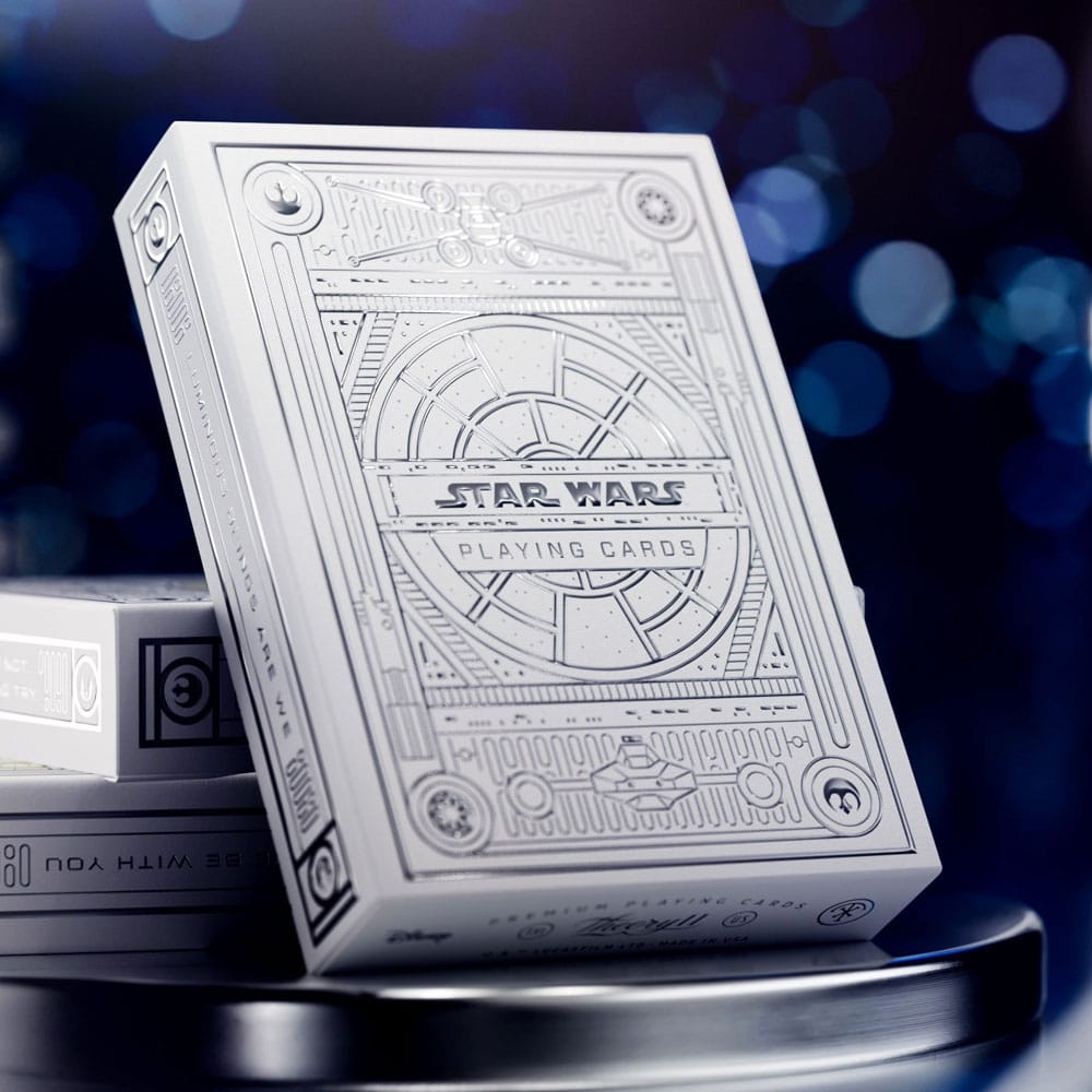 AUF BESTELLUNG HERGESTELLT Star Wars Spielkarten Silber Edition Helle Seite