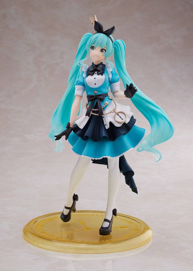 Vocaloid PVC Princess AMP Statue Hatsune Miku Alice Ver. 18 cm