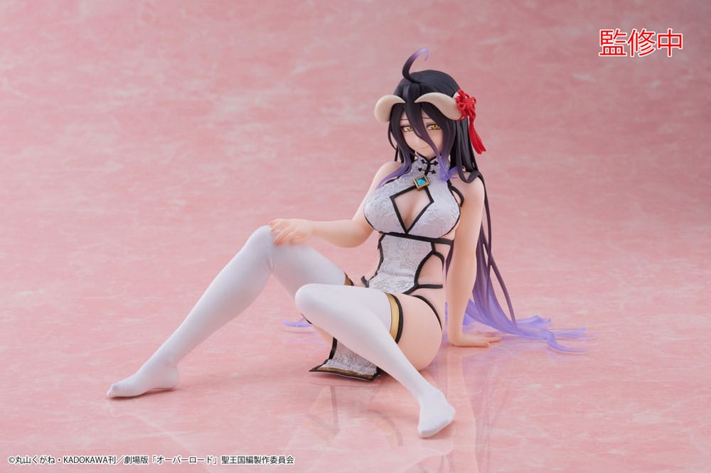 PREORDINE ESAURITO Overlord PVC Statue Desktop Cute Figure Albedo Chinese Dress Ver. 13 cm (H)