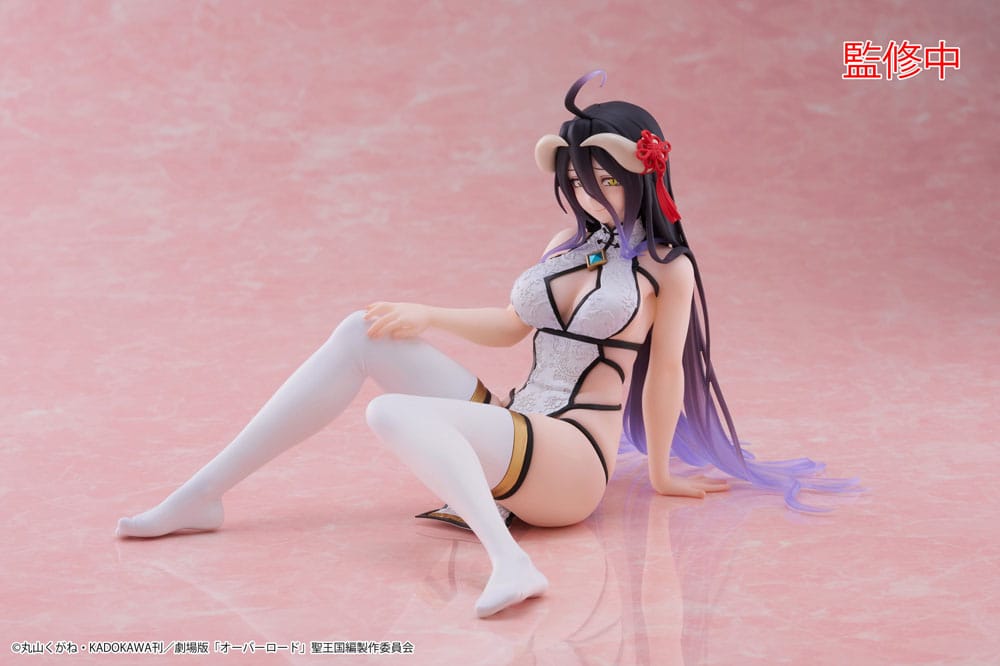 PREORDINE ESAURITO Overlord PVC Statue Desktop Cute Figure Albedo Chinese Dress Ver. 13 cm (H)