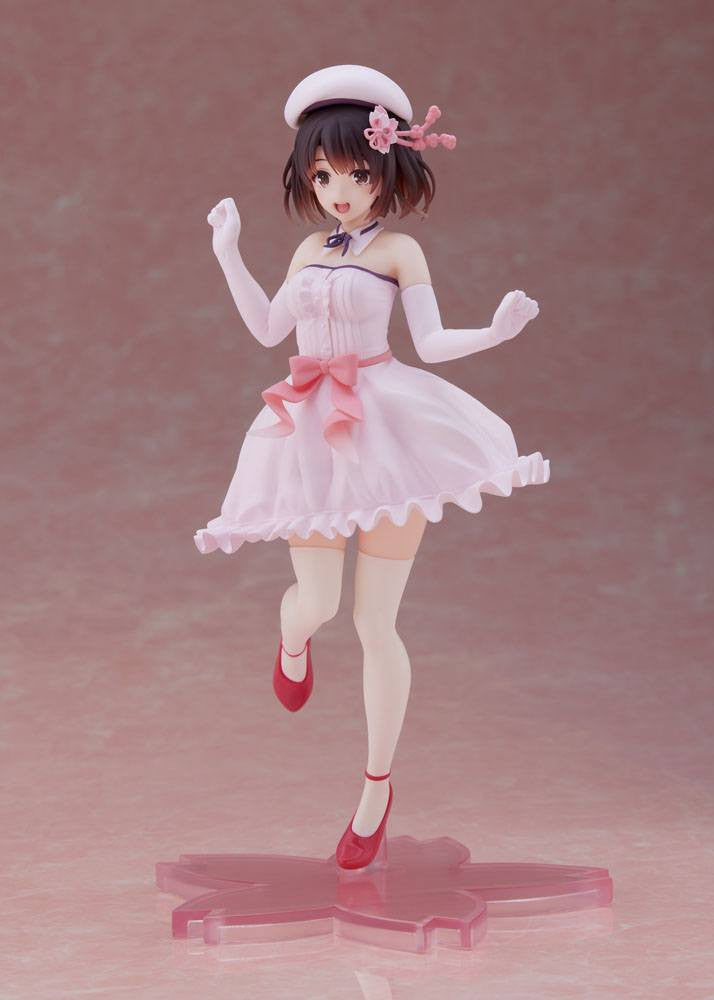 IN STOCK (Scatola Danneggiata) Saekano Coreful PVC Statue Kato Megumi Sakura Dress Ver. 20 cm