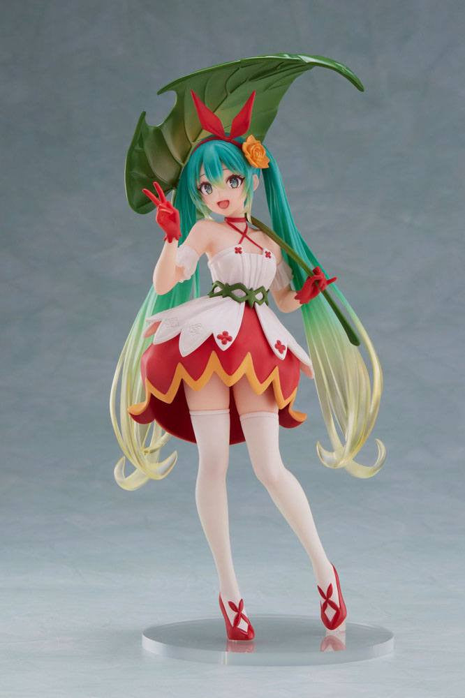 (Scatola Danneggiata) Hatsune Miku Wonderland PVC Statue Hatsune Miku Thumbelina 18 cm