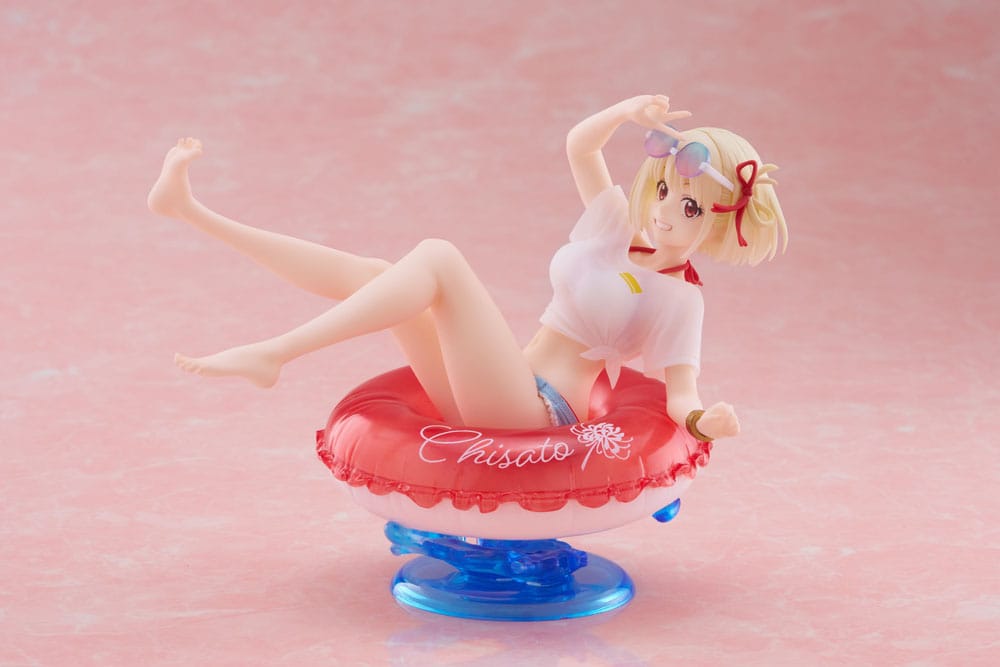 PREORDINE ESAURITO Lycoris Recoil Aqua Float Girls Figure Chisato Nishikigi 10 cm