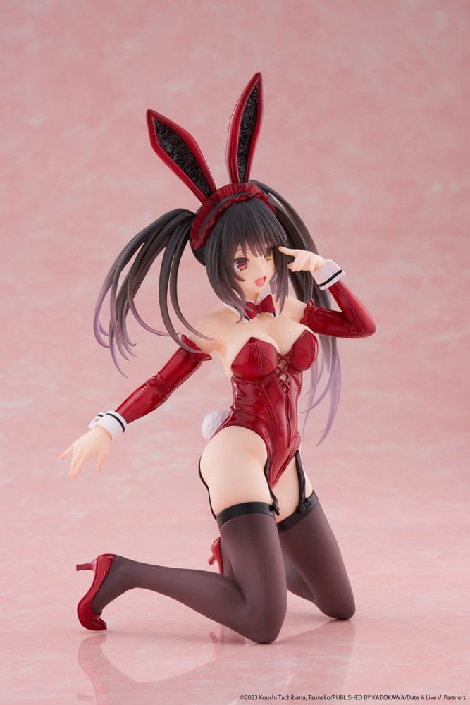 MADE TO ORDER Date A Live V PVC Statue Desktop Cute Figure Kurumi Tokisaki Bunny Ver. 13cm