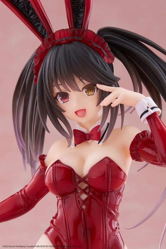 MADE TO ORDER Date A Live V PVC Statue Desktop Cute Figure Kurumi Tokisaki Bunny Ver. 13cm
