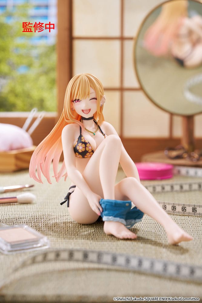 PREORDINE+ 11/2025 My Dress-Up Darling PVC Statue Desktop Cute Figure Marin Kitagawa Measured Swimsuit Ver. 13 cm