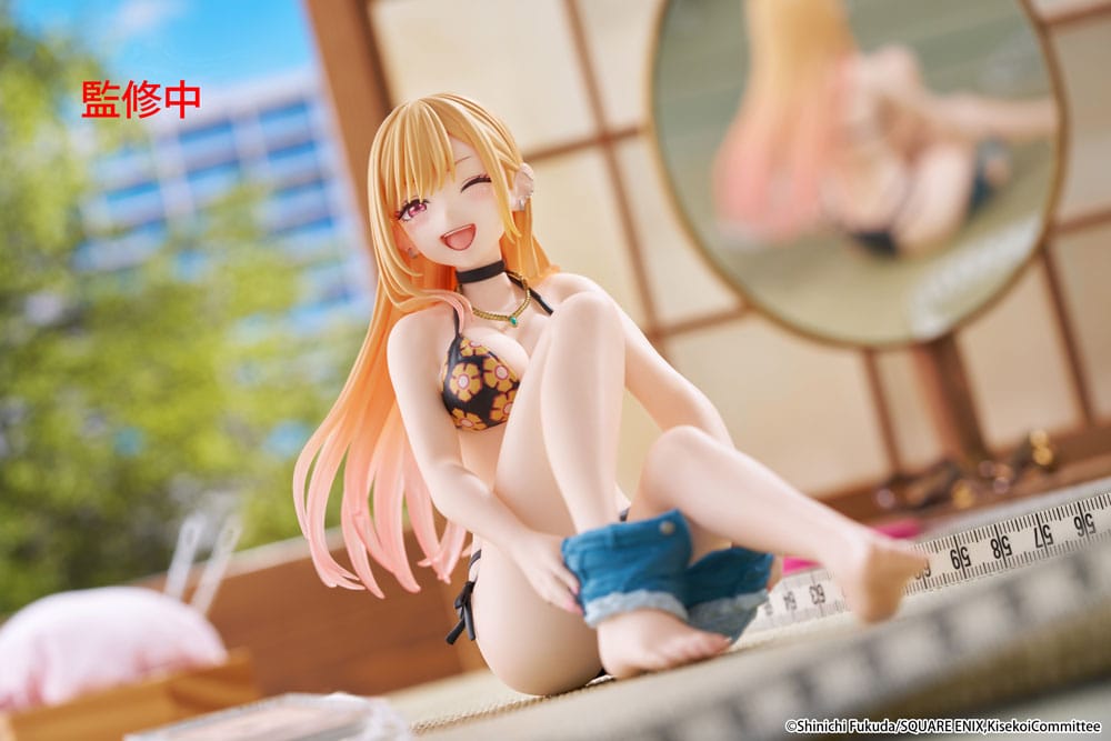 PREORDINE+ 11/2025 My Dress-Up Darling PVC Statue Desktop Cute Figure Marin Kitagawa Measured Swimsuit Ver. 13 cm