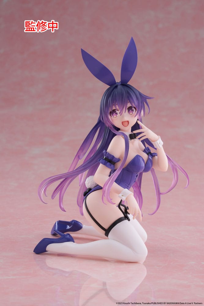 AUF BESTELLUNG Date A Live V PVC-Statue Niedliche Desktop-Figur Tohka Yatogami Bunny Ver. 13 cm