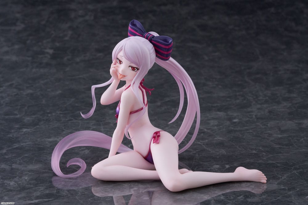 SU ORDINAZIONE Overlord PVC Statue Desktop Cute Figure Shalltear Swimsuit Ver. 13 cm ESAURITO