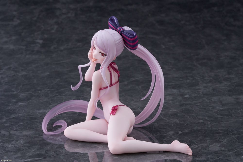 IN STOCK Overlord PVC Statue Desktop Cute Figure Shalltear Swimsuit Ver. 13 cm